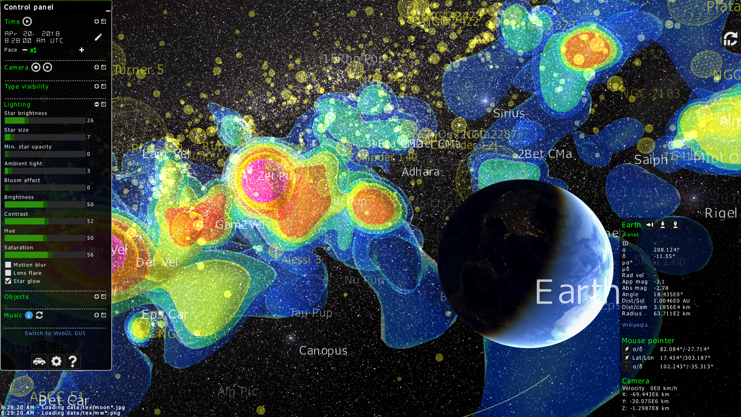 Gaia's three-dimensional sky