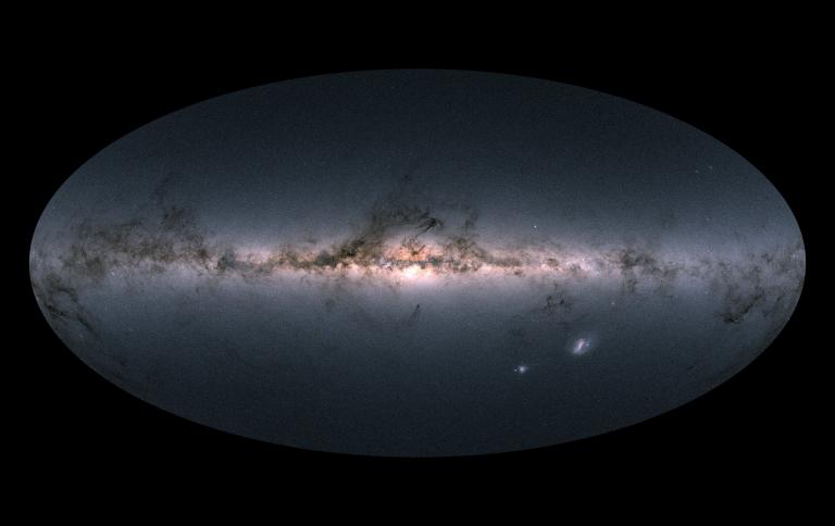 Gaia's three-dimensional sky