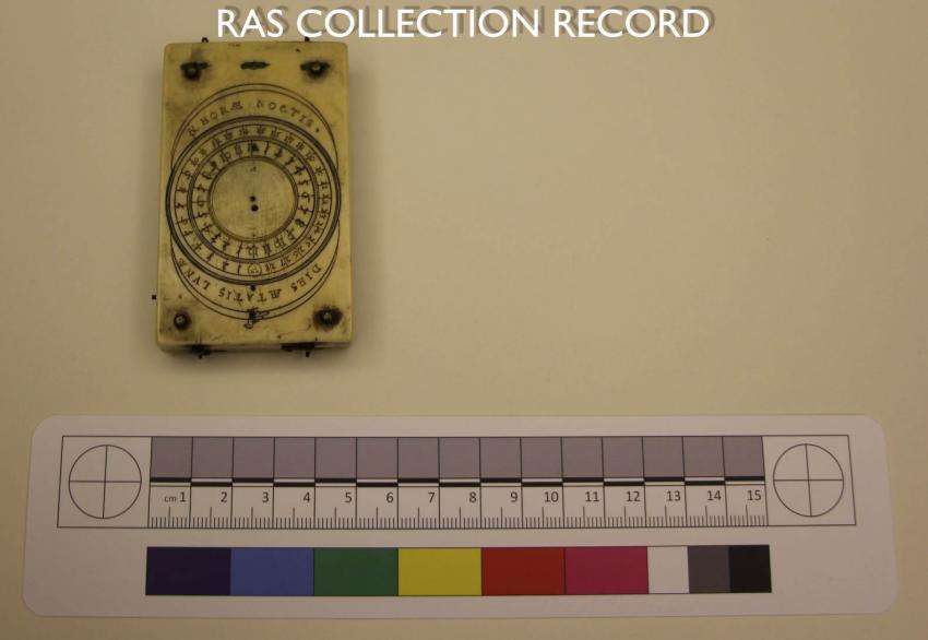 Diptych dial back side
