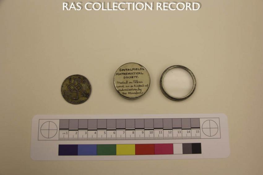 Silver token of the mathematical society