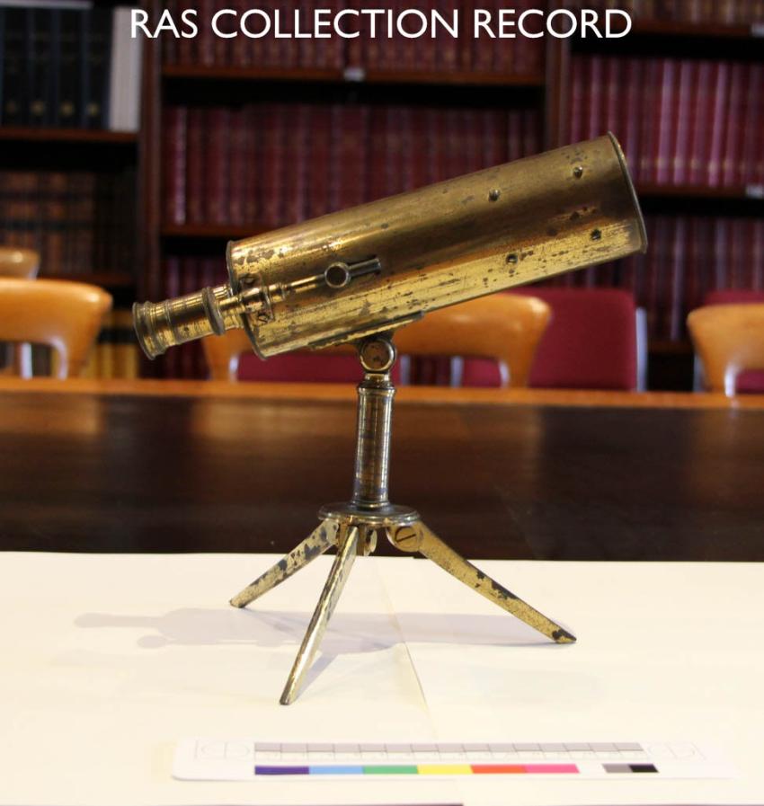 Cassegrain reflecting telescope side-view